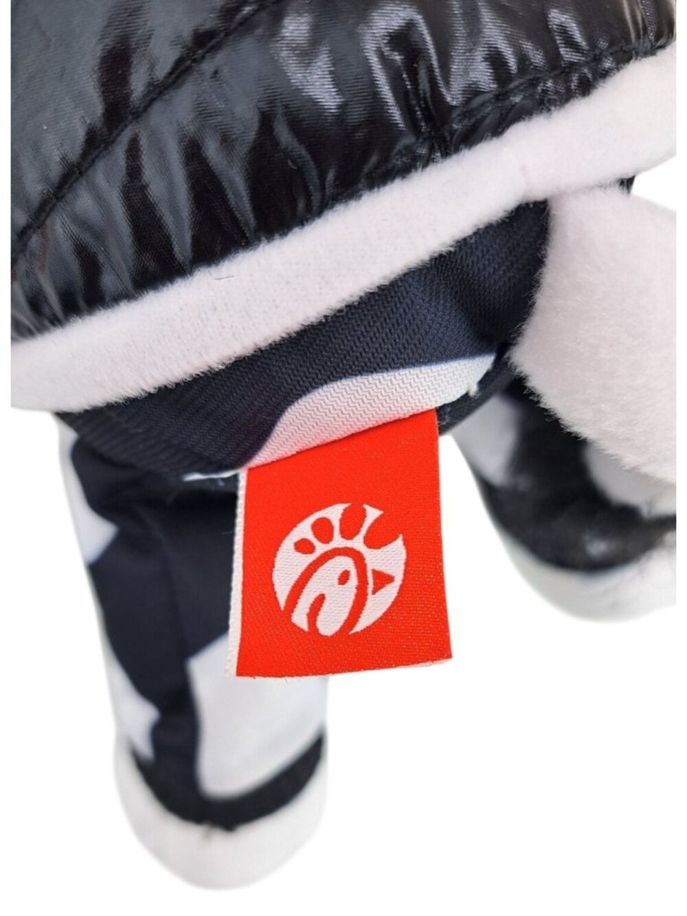 Chick-Fil-A Plush Cow Toy Eat Mor Chikin Hoodie Red Beanie Puffer Jacket Limited - Picture 9 of 13